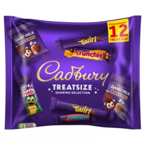 Cadbury Treatsize Chocolate Bar Sharing Selection Bag 223g