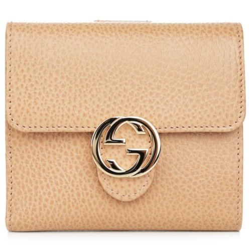 Gucci Interlock GG Bifold Leather Wallet