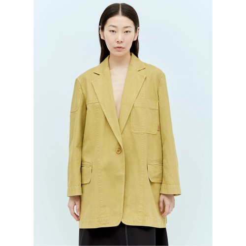 Max Mara Oversized Canvas Blazer
