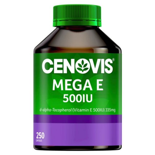 Cenovis MEGA E 500mg - 250 Capsules